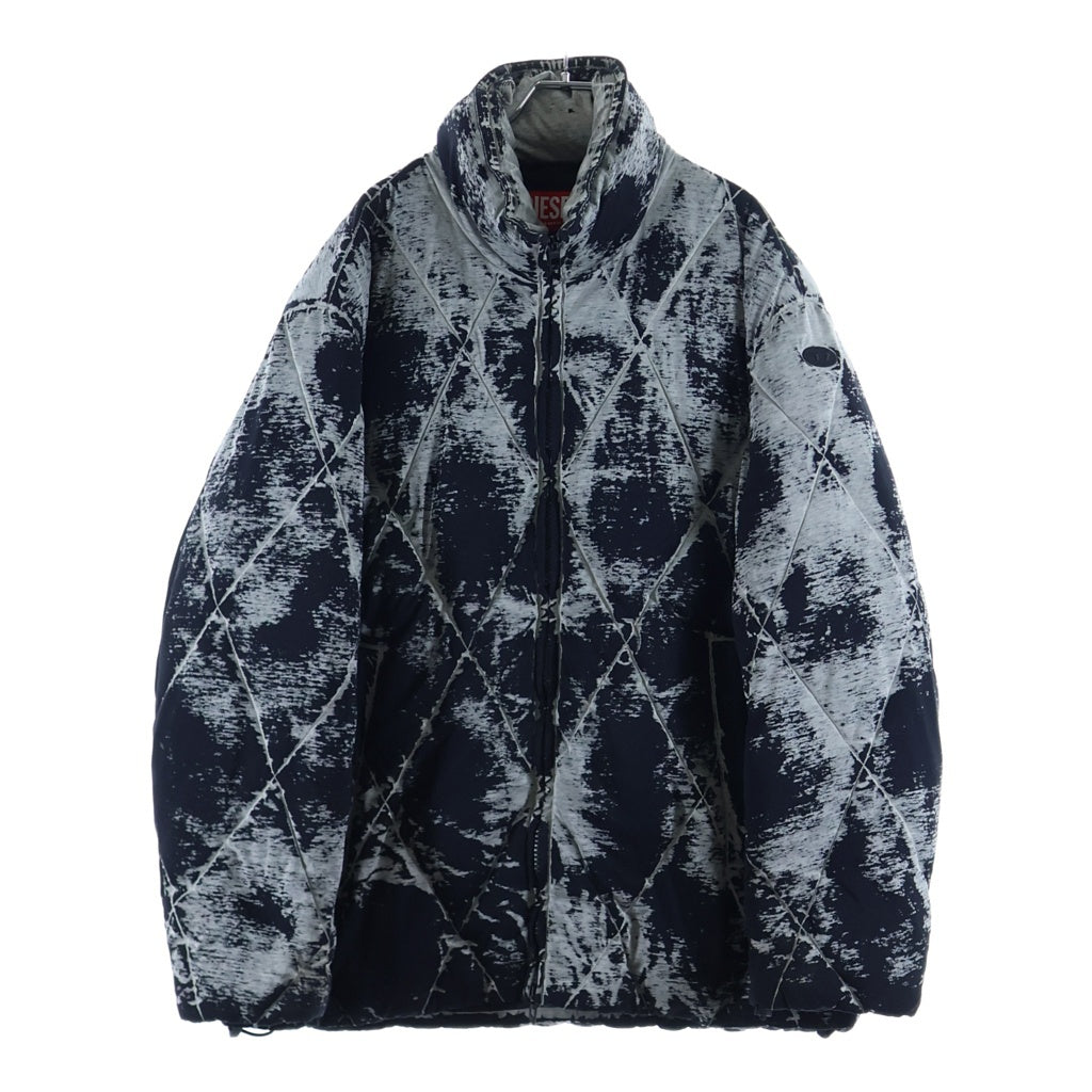 DIESEL(ディーゼル) W-MARCEL ジップアップ パファー ジャケット ブラック A14511