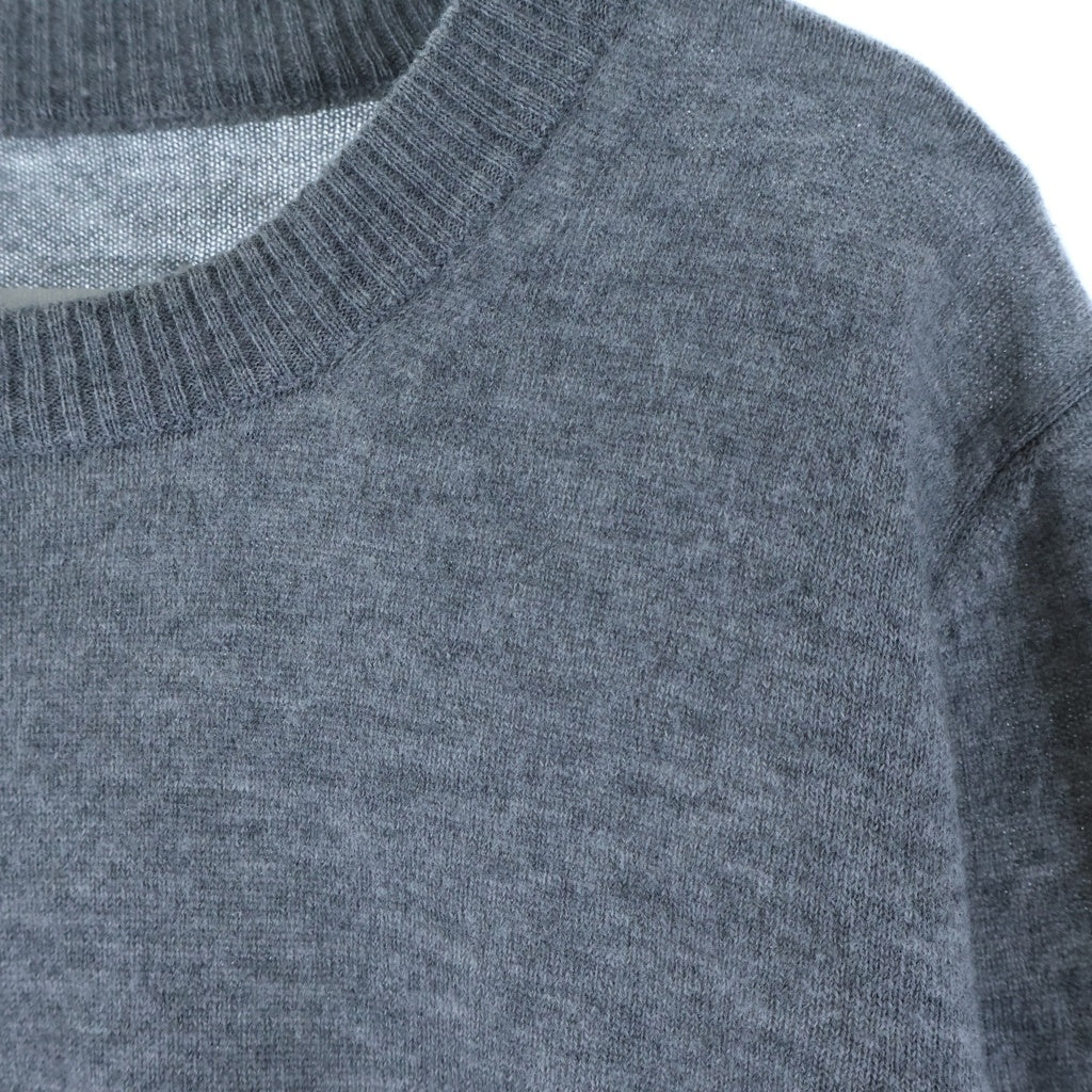 Maison Margiela(メゾンマルジェラ) Elbow Patch Crewneck Knit エルボーパッチ クルーネック ニット グレー S30HA0903 S15750