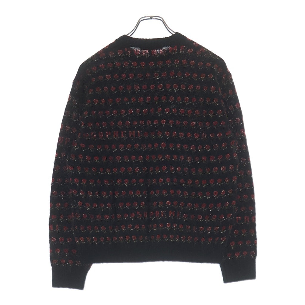 SUPREME(シュプリーム) 25AW Flowers Metallic Sweater モヘア混