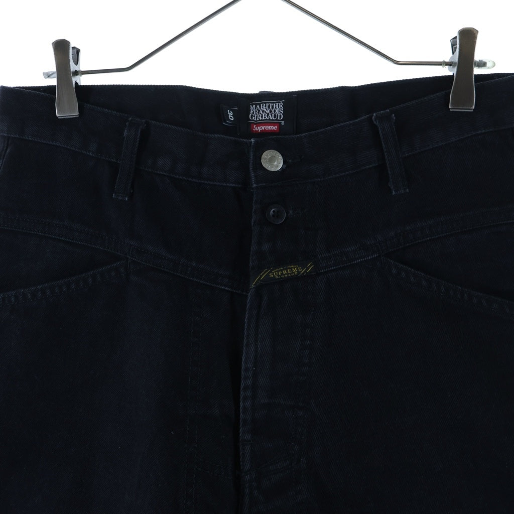 SUPREME(シュプリーム) 25SS ×MARITHE+FRANCOIS GIRBAUD X-Seam Baggy Jean マリテフランソワジルボー シームバギーデニムパンツ ブラック