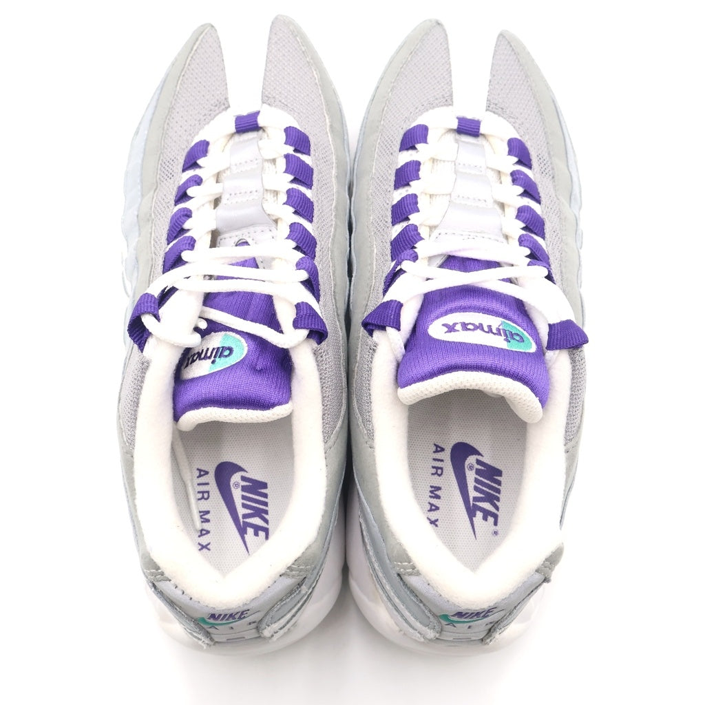 NIKE(ナイキ) 【観賞用2015年製】AIR MAX 95 OG GRAPE エアマックス95OG グレープ ローカットスニーカー ホワイト/パープル US9/27cm 554970-151