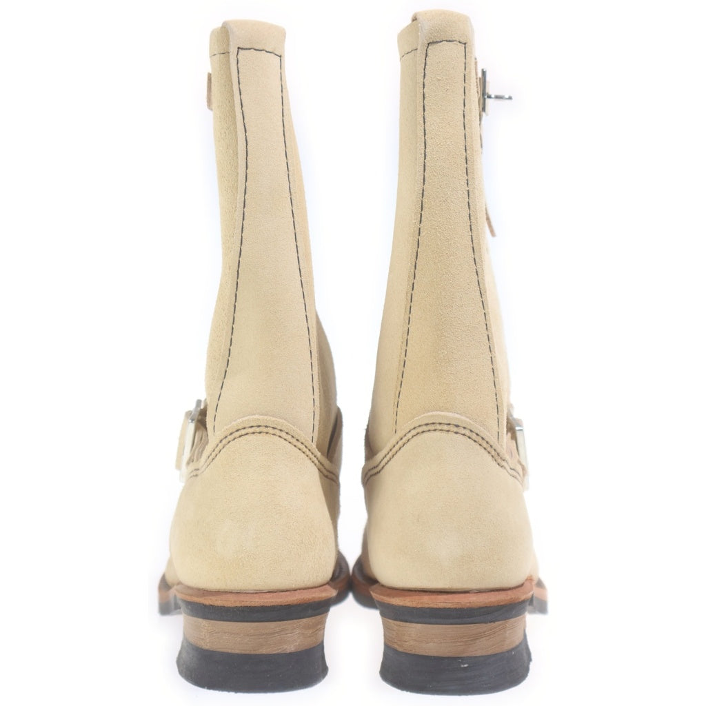 RED WING(レッド ウイング) 8268 ENGINEER BOOTS スウェード エンジニアブーツ ハイカットシューズ ベージュ