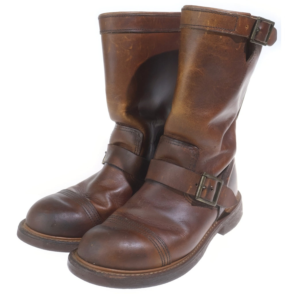 RED WING(レッド ウイング) 8121 ENGINEER BOOTS レザー エンジニアブーツ ハイカットシューズ ブラウン