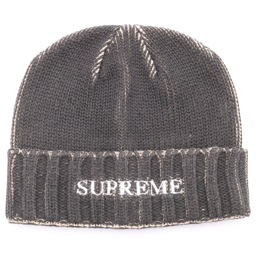 SUPREME(シュプリーム) 22SS Overprint Beanie オーバープリント ビーニー ニット帽 ブラック