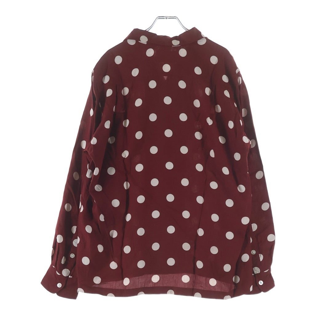 WACKO MARIA(ワコマリア) 23SS DOTS OPEN COLLAR SHIRT ドットオープン