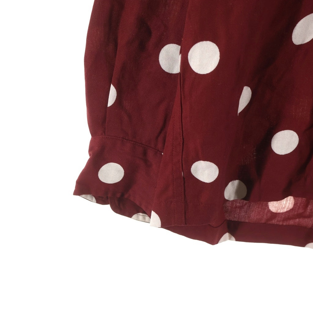 WACKO MARIA(ワコマリア) 23SS DOTS OPEN COLLAR SHIRT ドットオープン