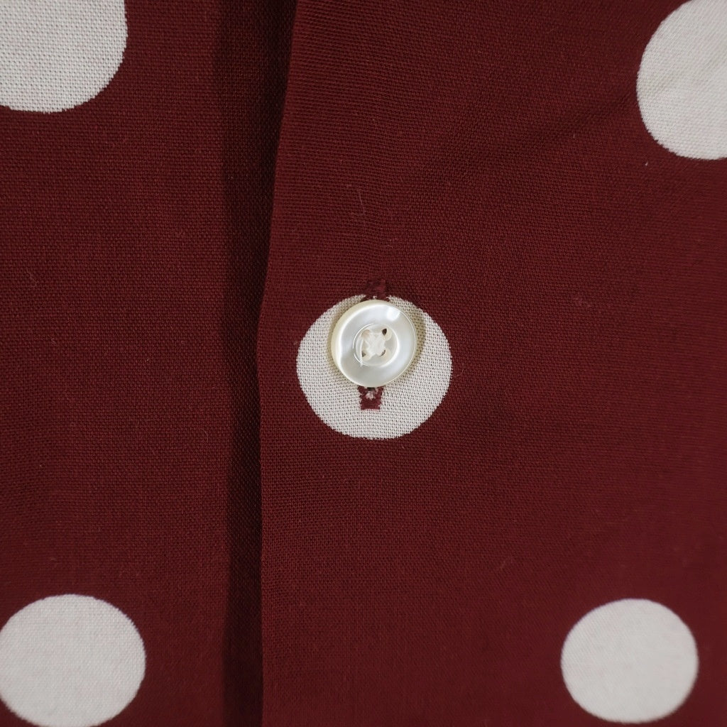 WACKO MARIA(ワコマリア) 23SS DOTS OPEN COLLAR SHIRT ドットオープン