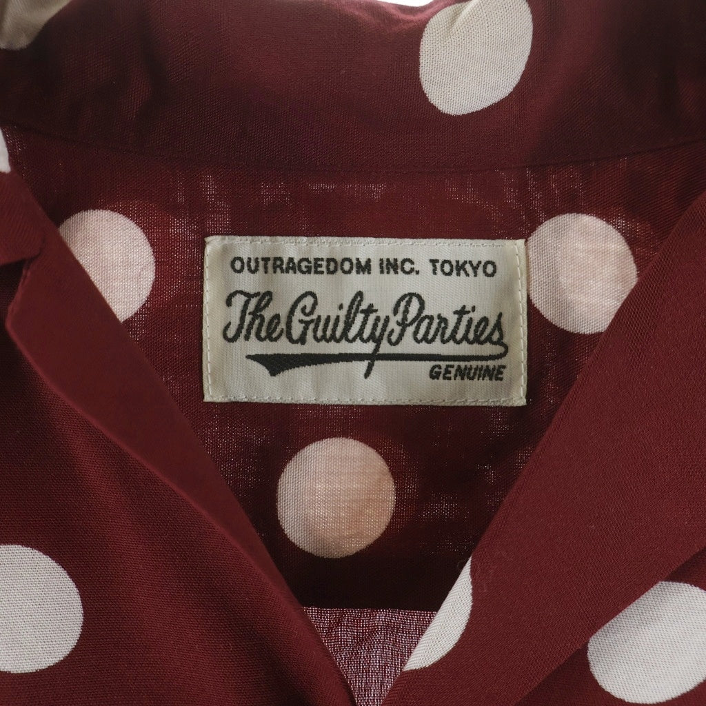 WACKO MARIA(ワコマリア) 23SS DOTS OPEN COLLAR SHIRT ドットオープン