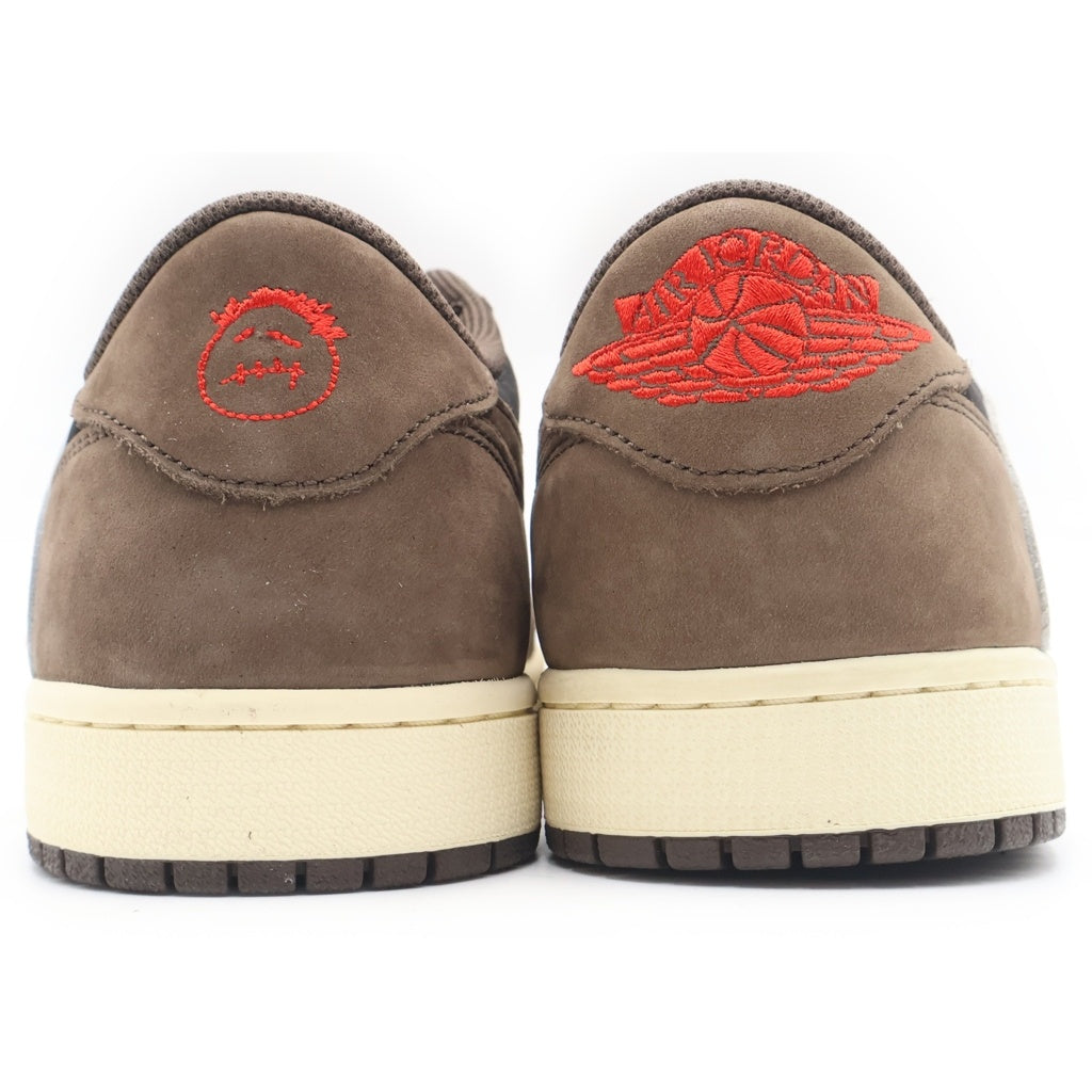 NIKE(ナイキ) ×TRAVIS SCOTT AIR JORDAN1 LOW OG SP-T トラヴィススコット エアジョーダン1 ダークモカ ローカットスニーカー ブラック/ブラウン US11.5/29.5cm CQ4277-001