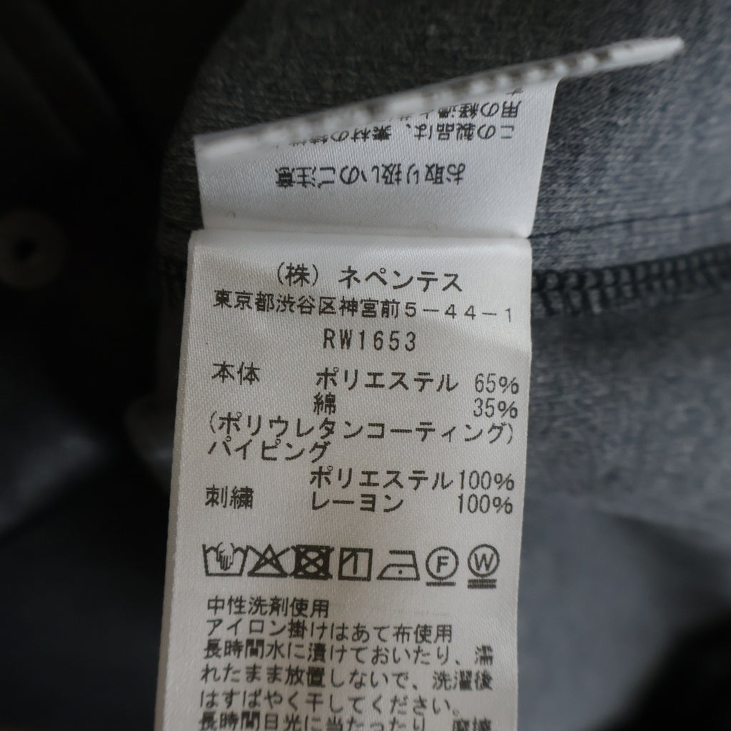 Needles(ニードルス) NUBIAN別注 PIPING COWBOY JACKET シンセティックレザー パイピング カウボーイ ジャケット ブラック RW1653