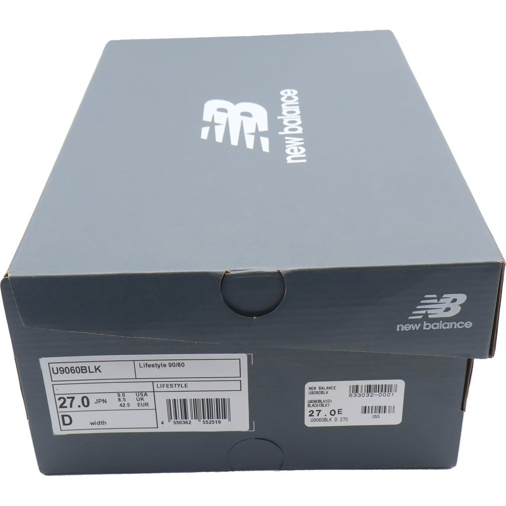 New Balance(ニューバランス) 9060 スウェード ローカット スニーカー ブラック US9/27cm U9060BLK