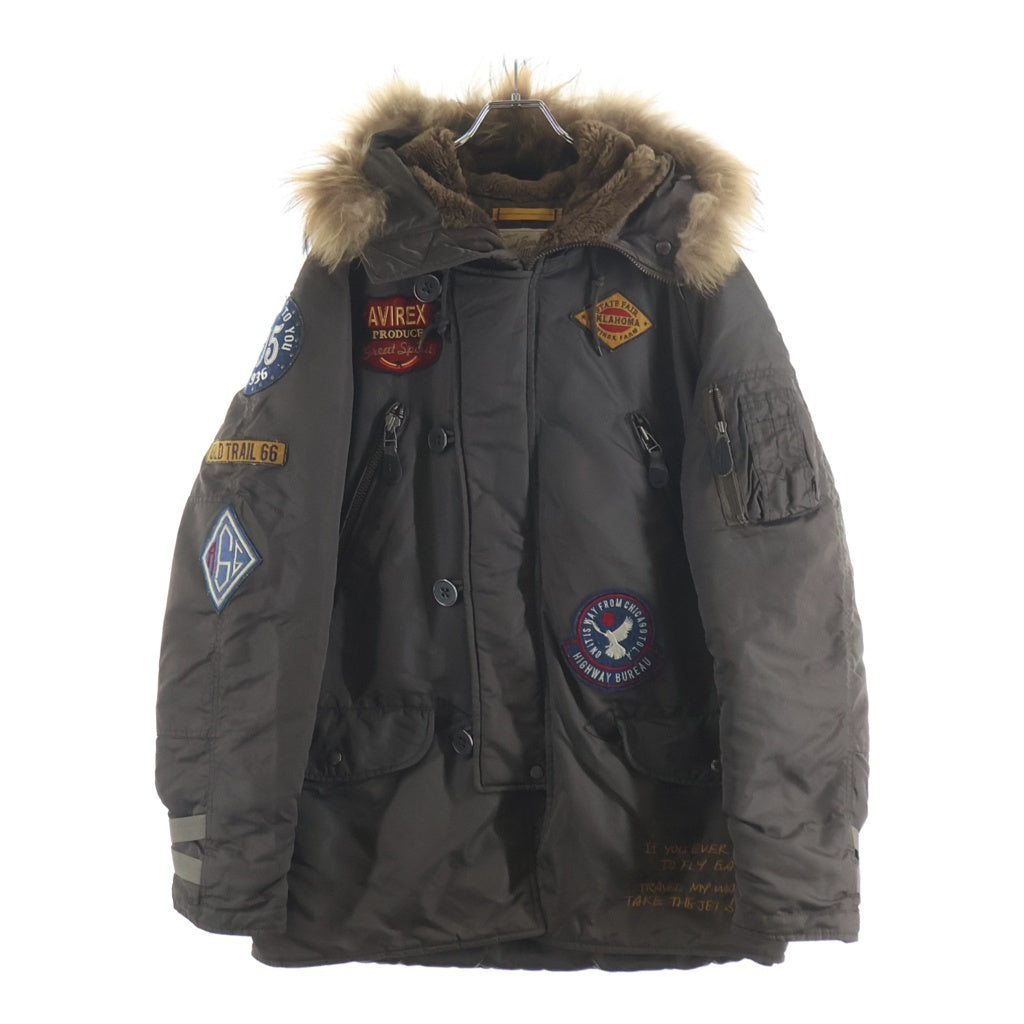 AVIREX(アヴィレックス) N-3B WAPPEN MODIFIED ワッペンモディファイド フライトジャケット カーキ 6122044