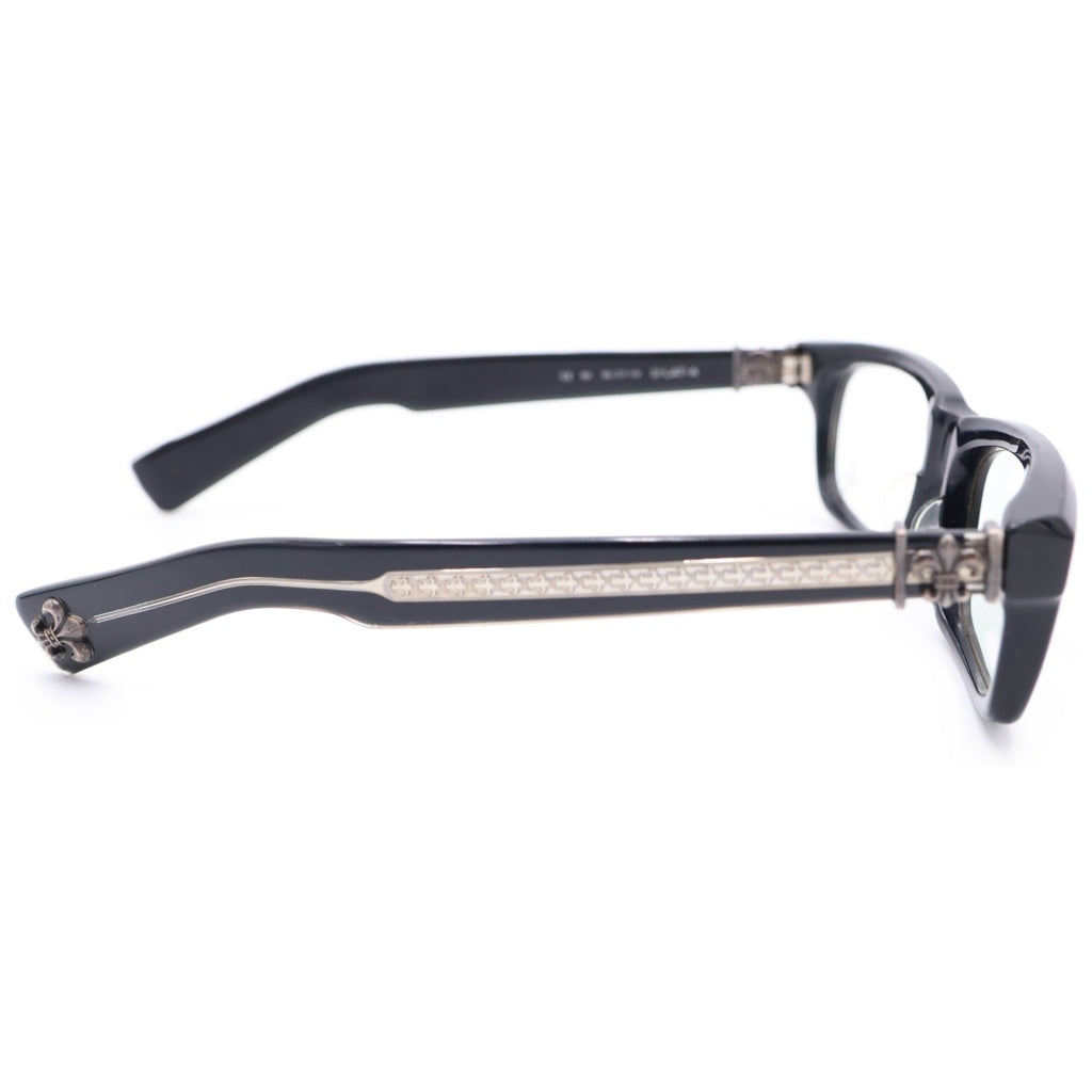 CHROME HEARTS(クロムハーツ) SPLAT-A BSフレアテンプル アイウェア サングラス メガネ ブラック/シルバー