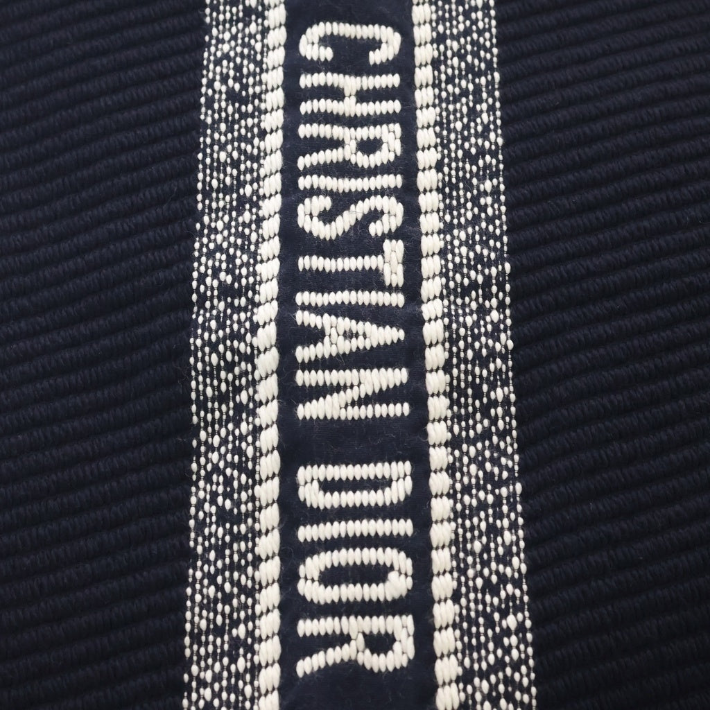 Christian Dior(クリスチャンディオール) ロゴ オブリーク ビッグ マフラー マフラー ネイビー シルク混 31CDO301IXGS レディース