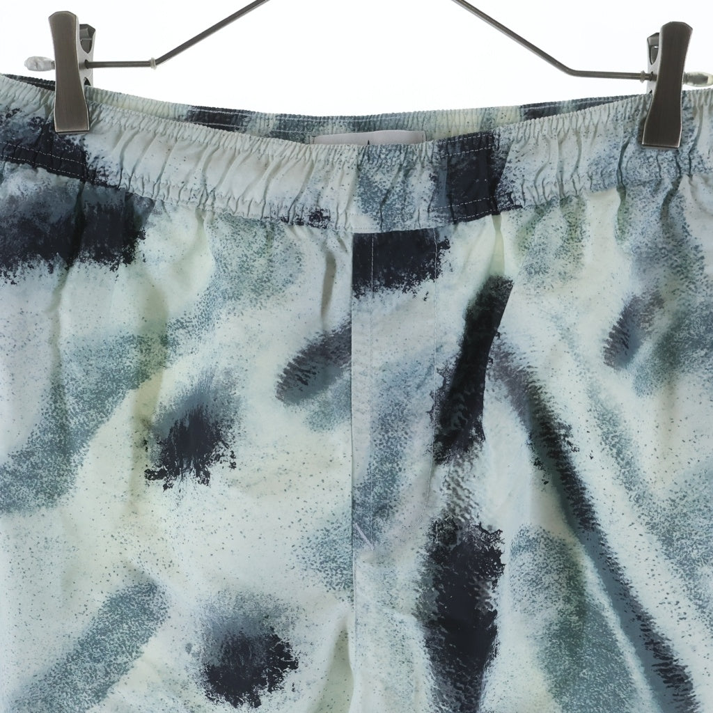 STONE ISLAND(ストーンアイランド) Leaf Camo Nylon Shorts ナイロン リーフカモ ショートパンツ ホワイト/ブルー 7615B04X8