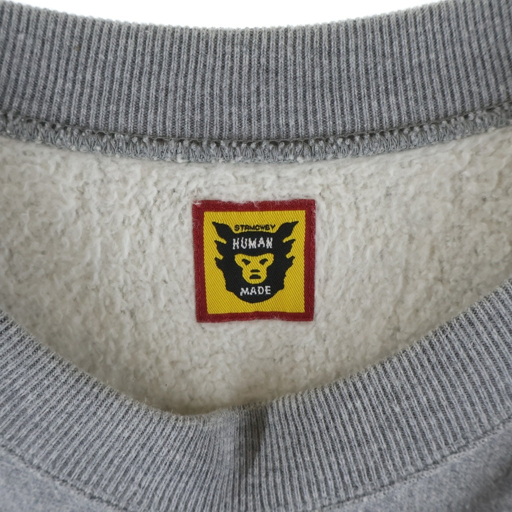 HUMAN MADE(ヒューマンメイド) ×KAWS MADE SWEATTSHIRT スウェットシャツ グレー