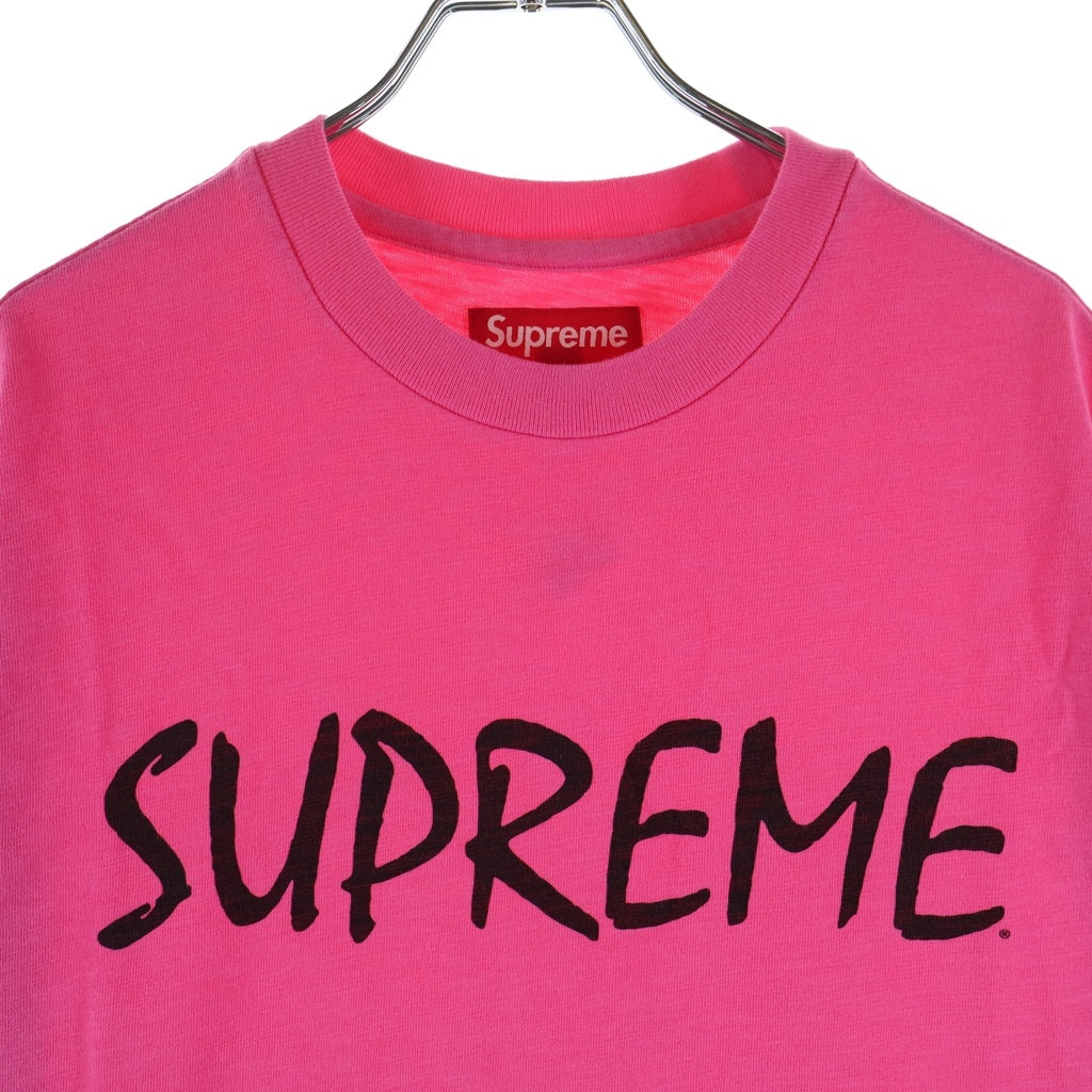 SUPREME(シュプリーム) 24AW FTP S/S Tee プリント半袖Tシャツ カットソー ピンク