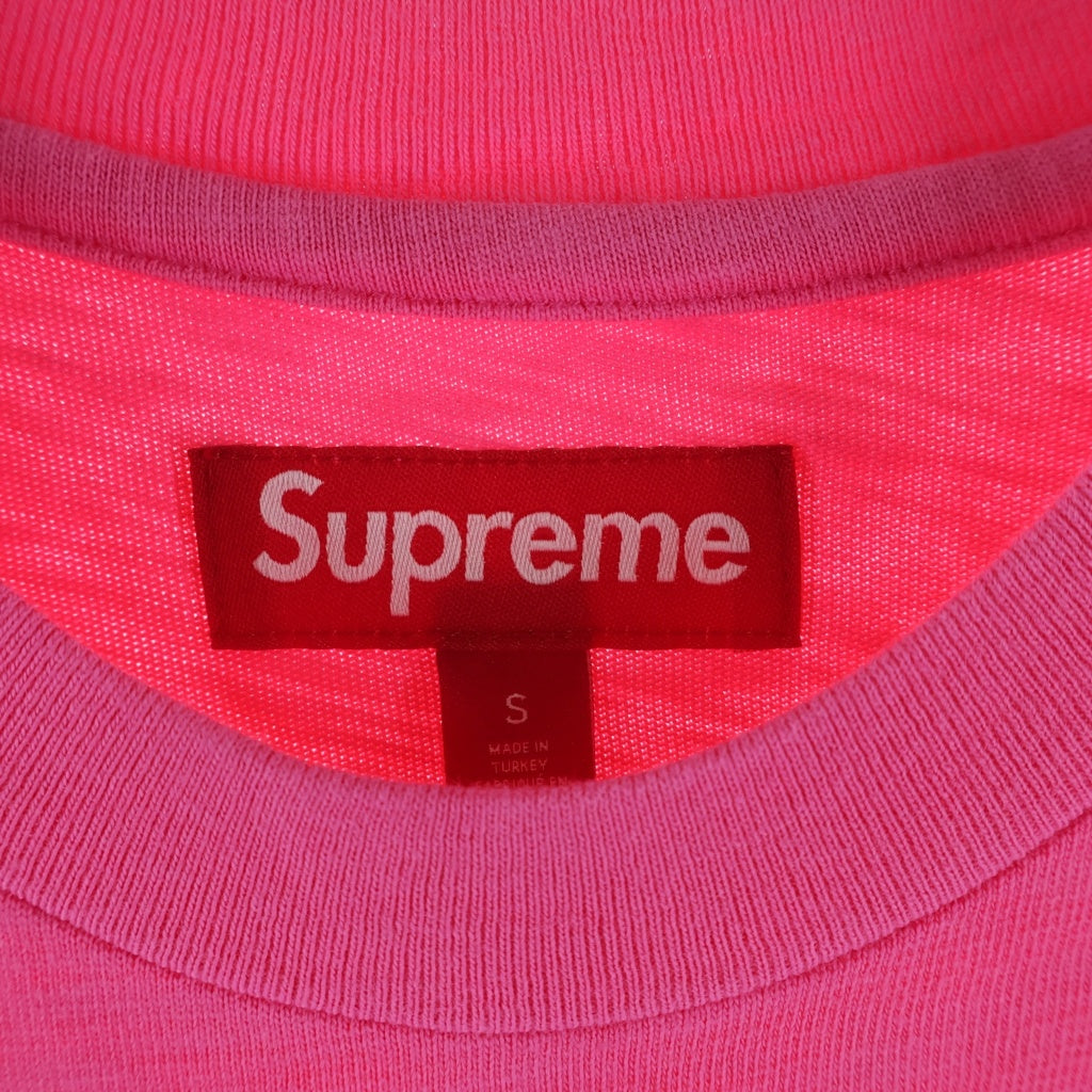 SUPREME(シュプリーム) 24AW FTP S/S Tee プリント半袖Tシャツ カットソー ピンク