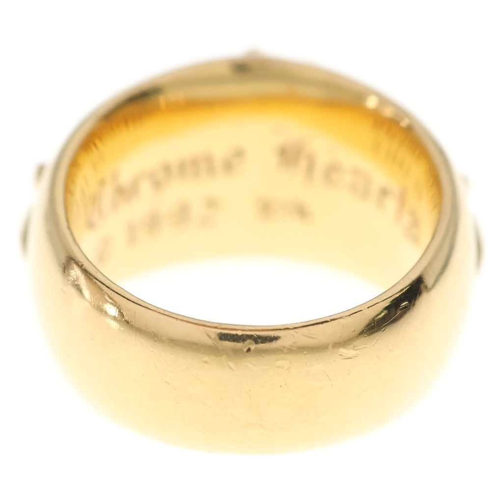 CHROME HEARTS(クロムハーツ) 22K FLRL CRS フローラルクロスリング ゴールド