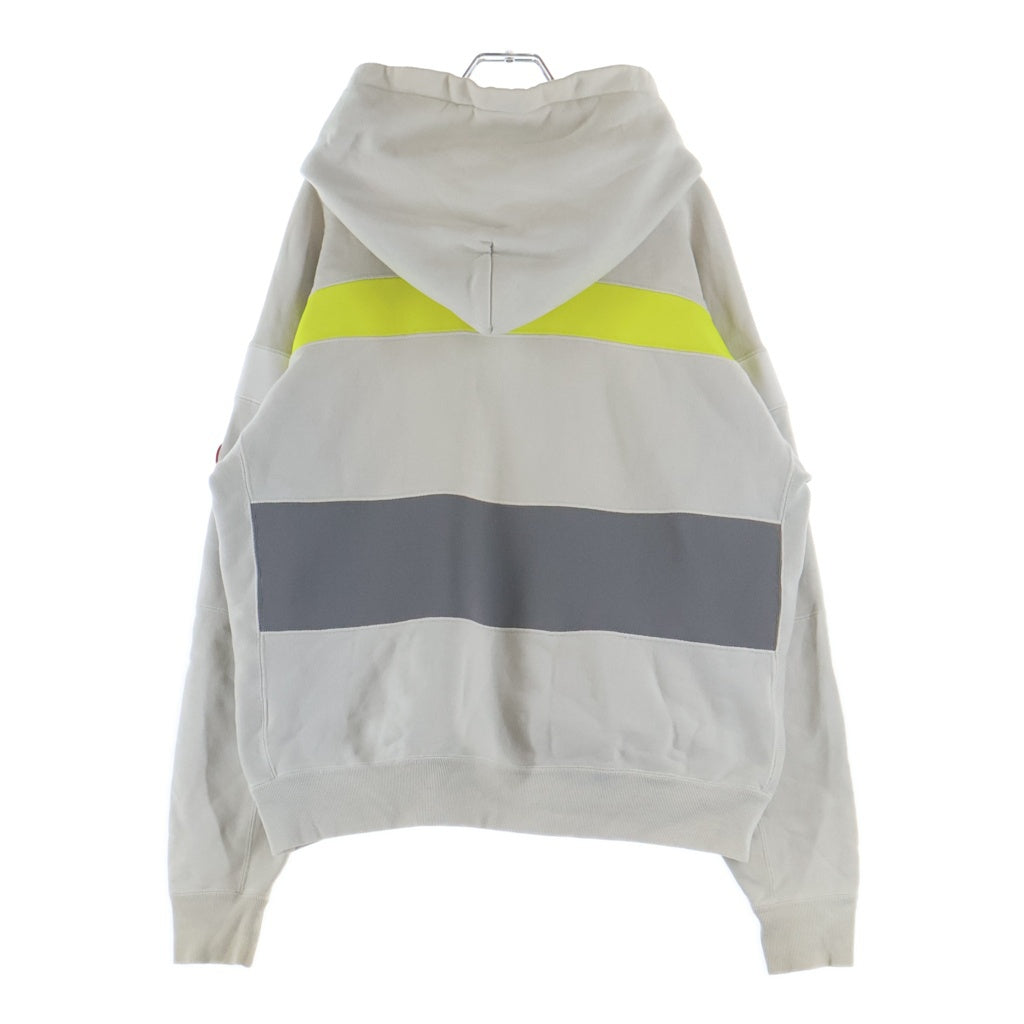 c.e cav empt(シーイー) OVERDYE PANEL HEAVY HOODY オーバーダイ パネル ヘビー フーディー アイボリー