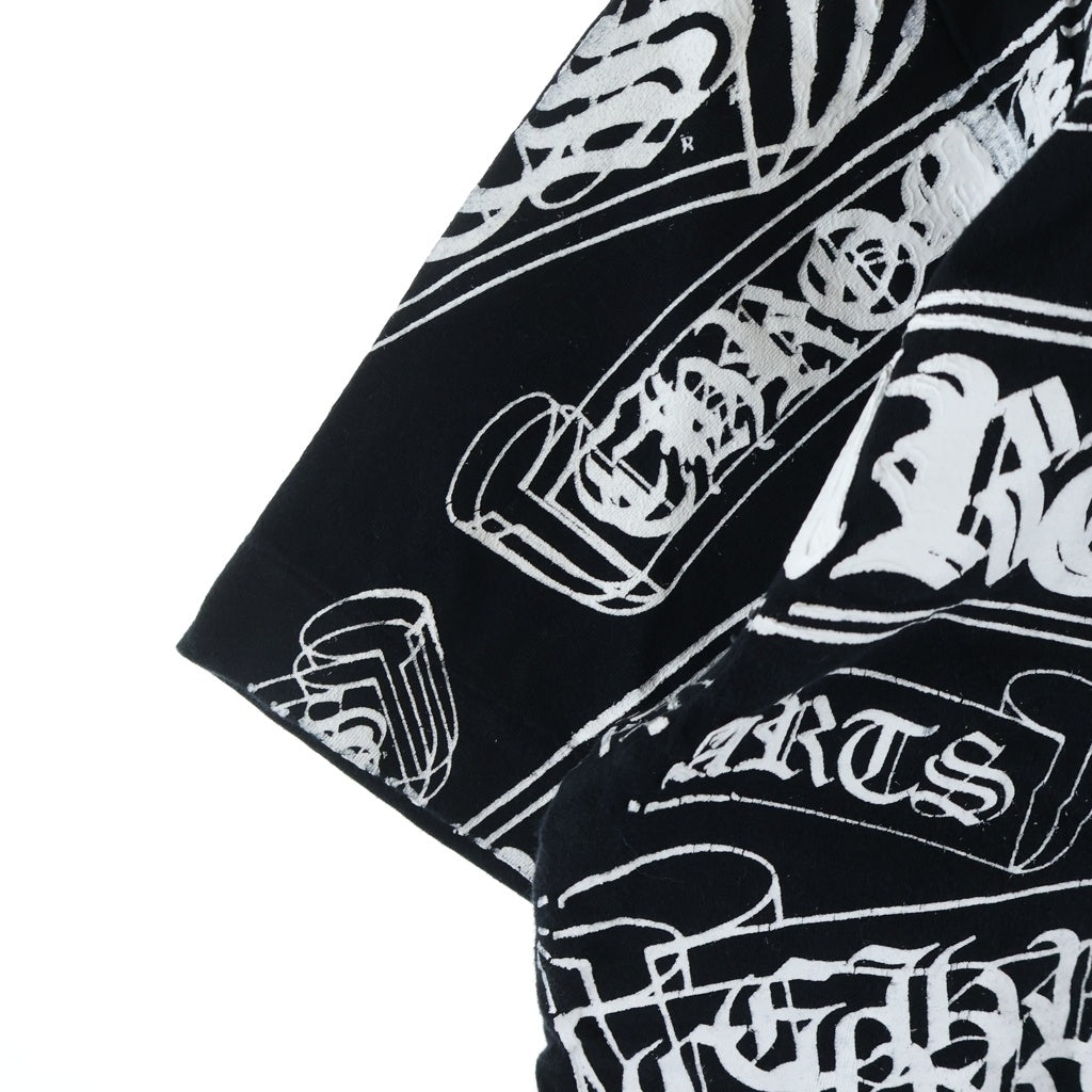 CHROME HEARTS(クロムハーツ) ×COMME des GARCONS 2007年 クリスマス 限定 ペンキ プリント 半袖 カットソー Tシャツ