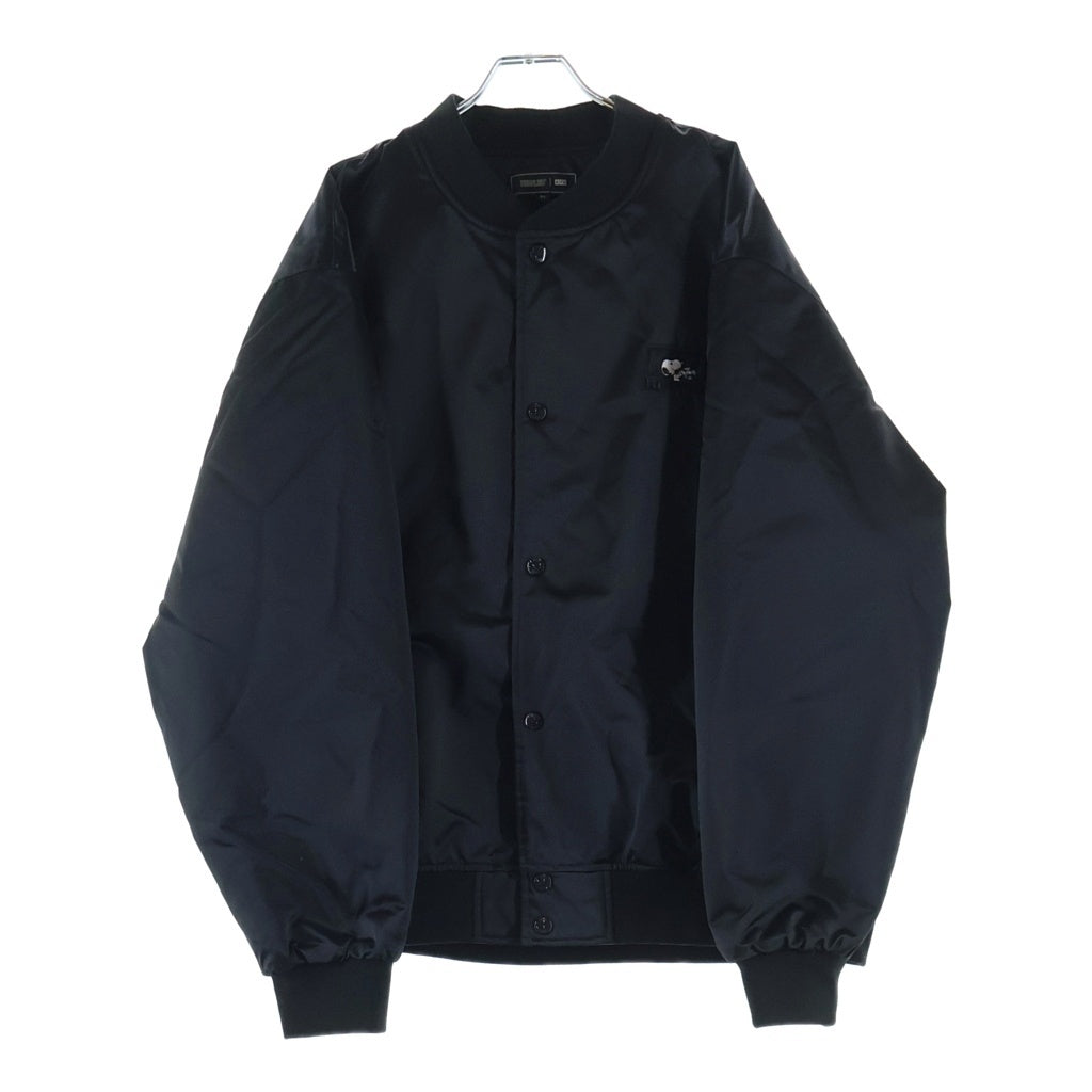 KITH(キス) × PEANUTS 75周年記念 ボンバージャケット ブラック 25-011
