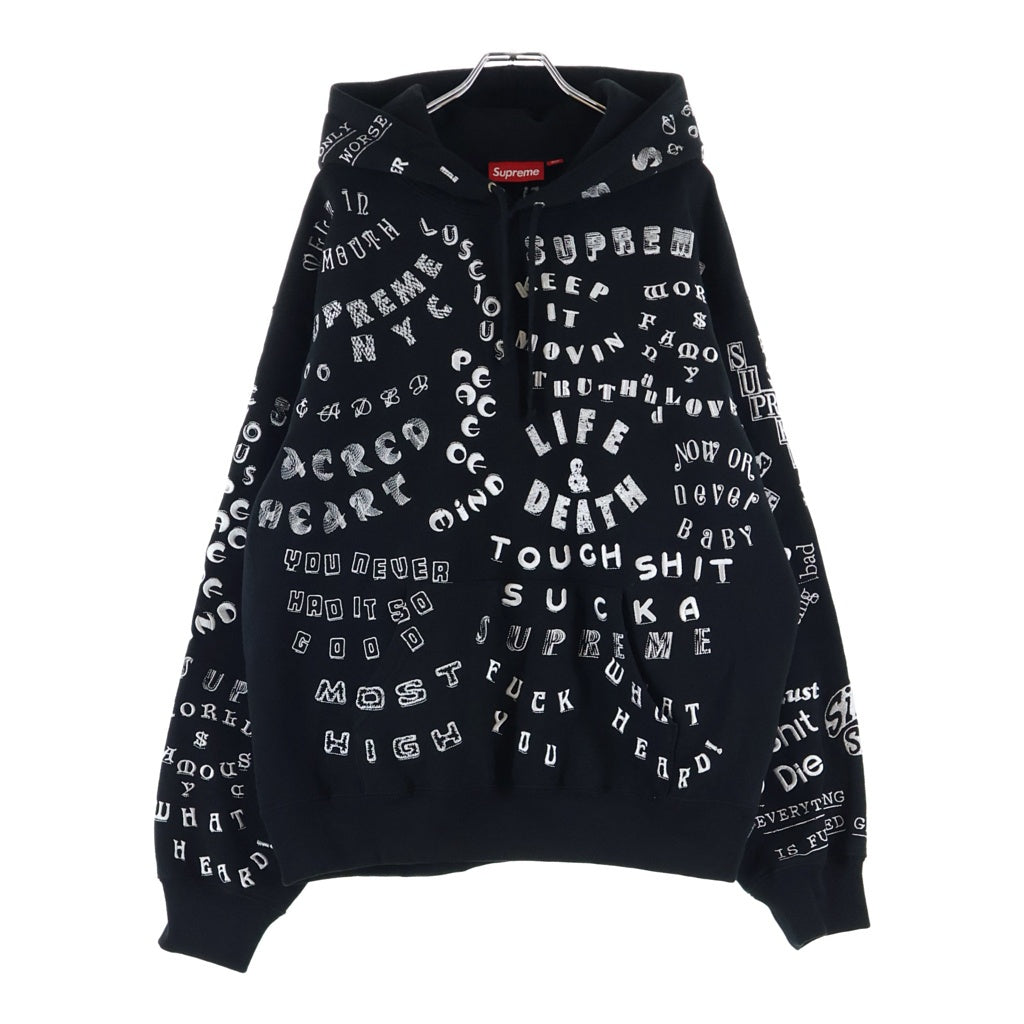 SUPREME(シュプリーム) 26SS Too Deadly Hooded Sweatshirt トゥー デッドリー フーデッド スウェットシャツ パーカー ブラック