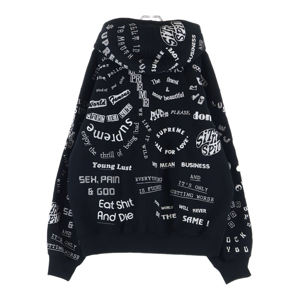 SUPREME(シュプリーム) 26SS Too Deadly Hooded Sweatshirt トゥー デッドリー フーデッド スウェットシャツ パーカー ブラック
