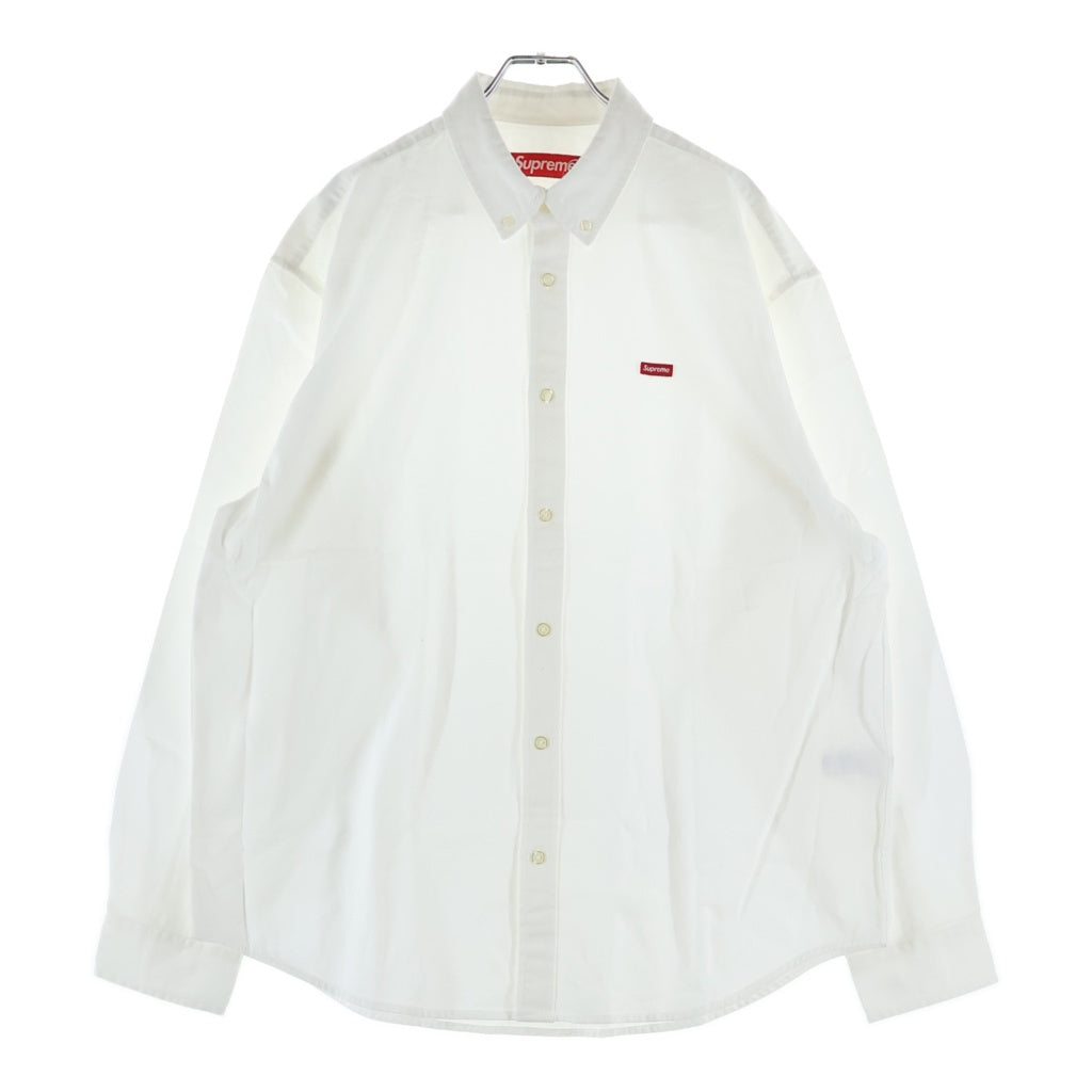 SUPREME(シュプリーム) 26SS Small Box Shirt スモールボックスロゴ 長袖シャツ ホワイト