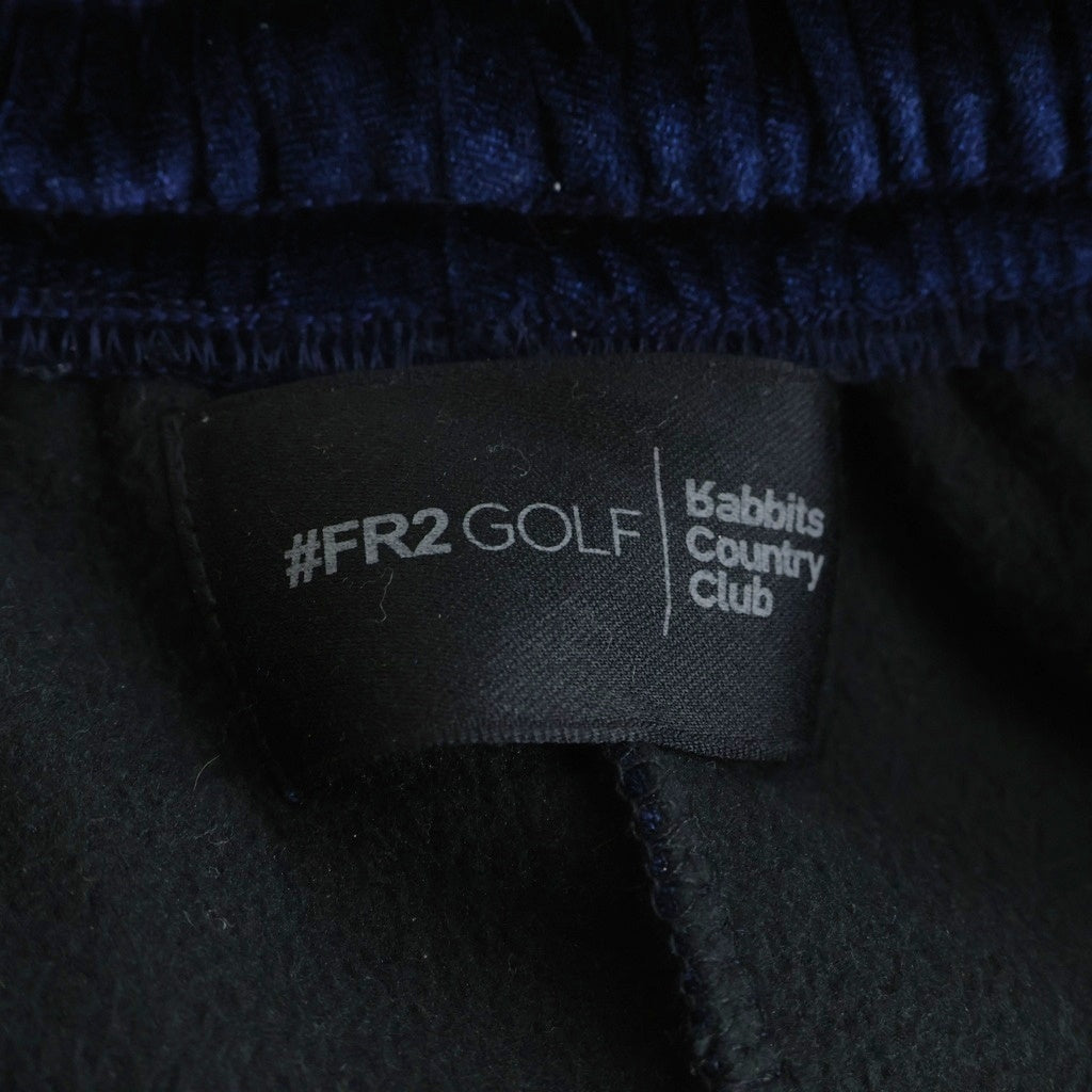 FR2(エフアールツー) ベロア ストレッチ ロング パンツ ゴルフウェア ネイビー