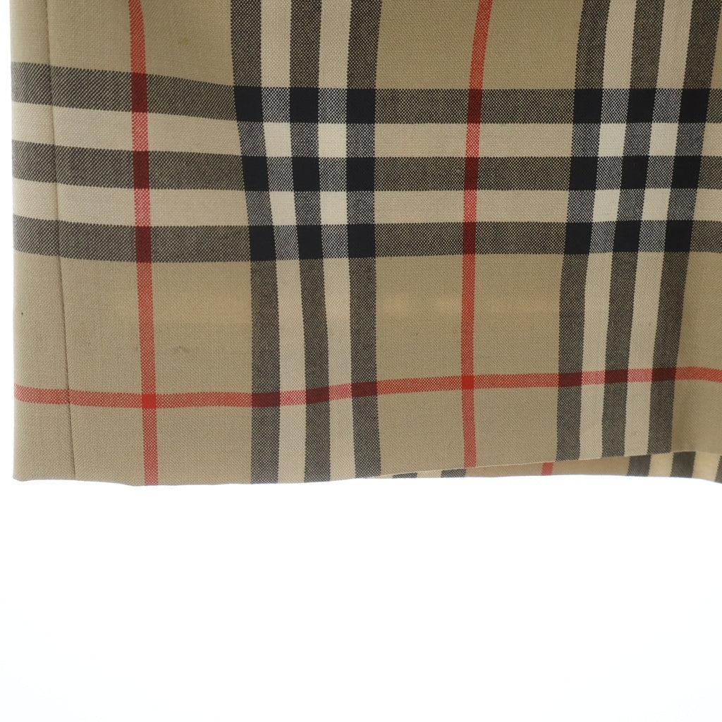 BURBERRY(バーバリー) ノヴァチェック タッグ ハーフ パンツ ブラウン
