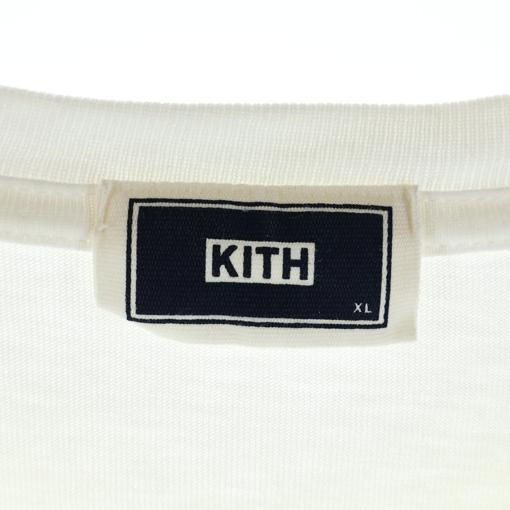 KITH(キス) TOKYO限定 マップバックプリント 半袖Tシャツ カットソー ホワイト 24-073-060-0019-2-0