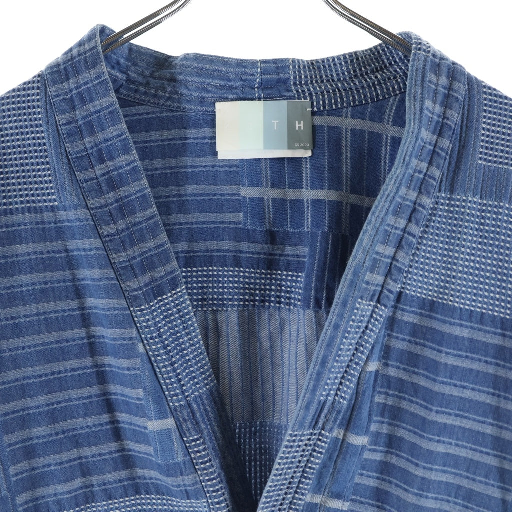 KITH(キス) 23SS Japanese Indigo Sullivan Gi Shirt ジャパニーズ サリバン ギ シャツ インディゴ