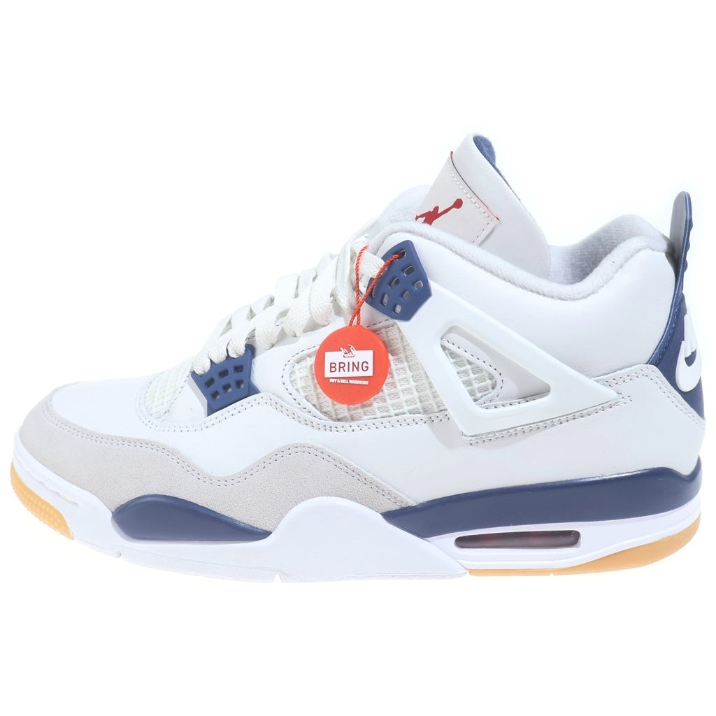 NIKE(ナイキ) Air Jordan 4 Retro SP Summit White Navy エアジョーダン4 レトロ SP サミットホワイト ミッドカットスニーカー ホワイト/ネイビー US10/28cm DR5415-100