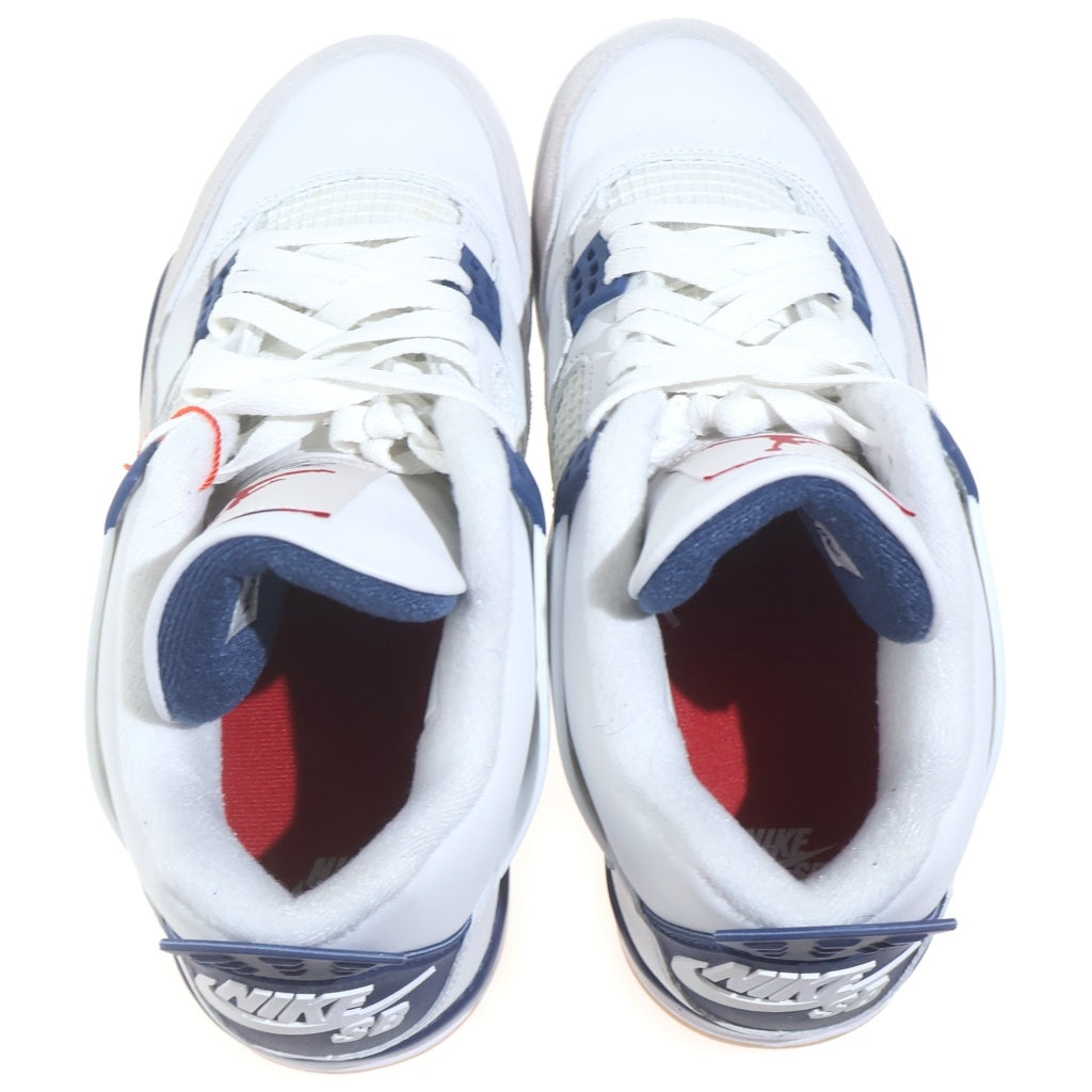 NIKE(ナイキ) Air Jordan 4 Retro SP Summit White Navy エアジョーダン4 レトロ SP サミットホワイト ミッドカットスニーカー ホワイト/ネイビー US10/28cm DR5415-100