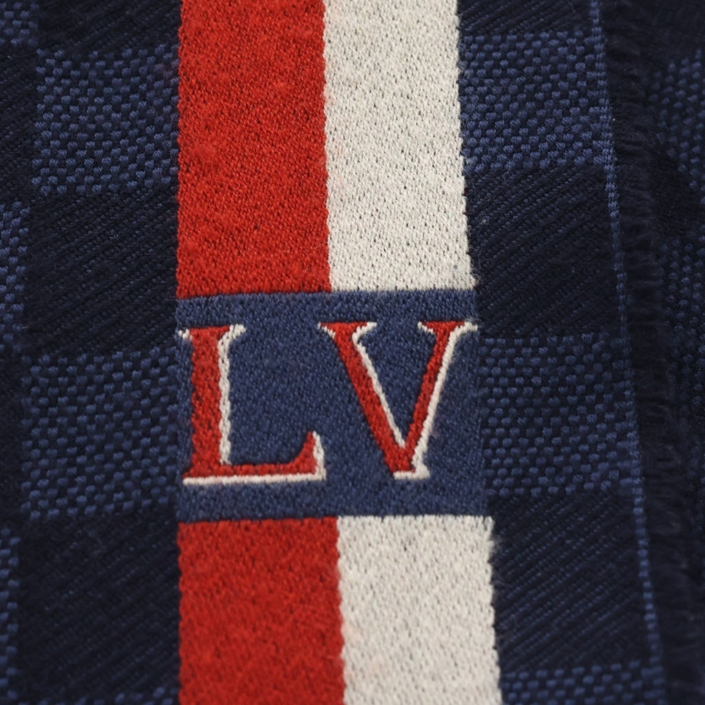 LOUIS VUITTON(ルイヴィトン) エシャルプ メサジェ マフラー ネイビー