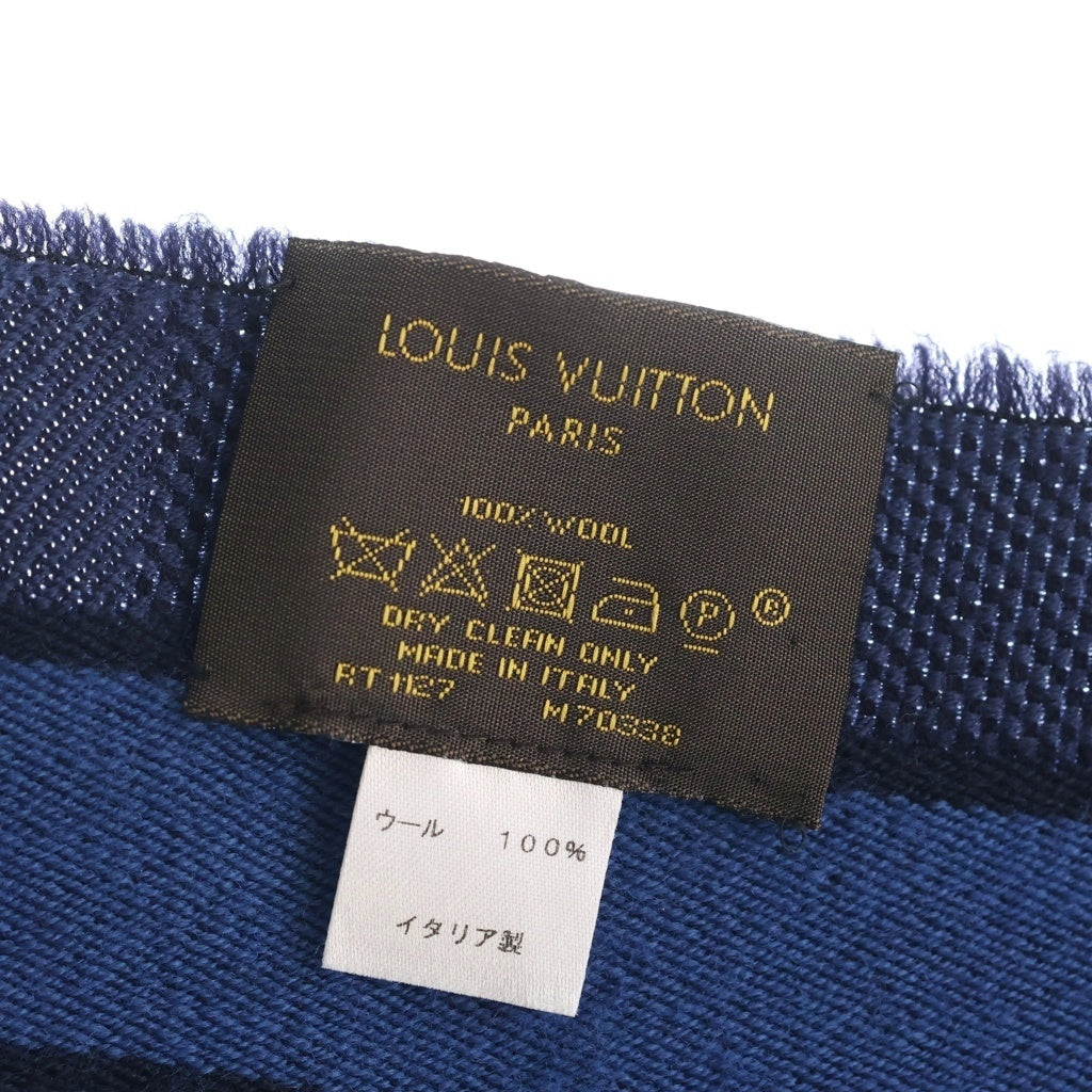 LOUIS VUITTON(ルイヴィトン) エシャルプ メサジェ マフラー ネイビー