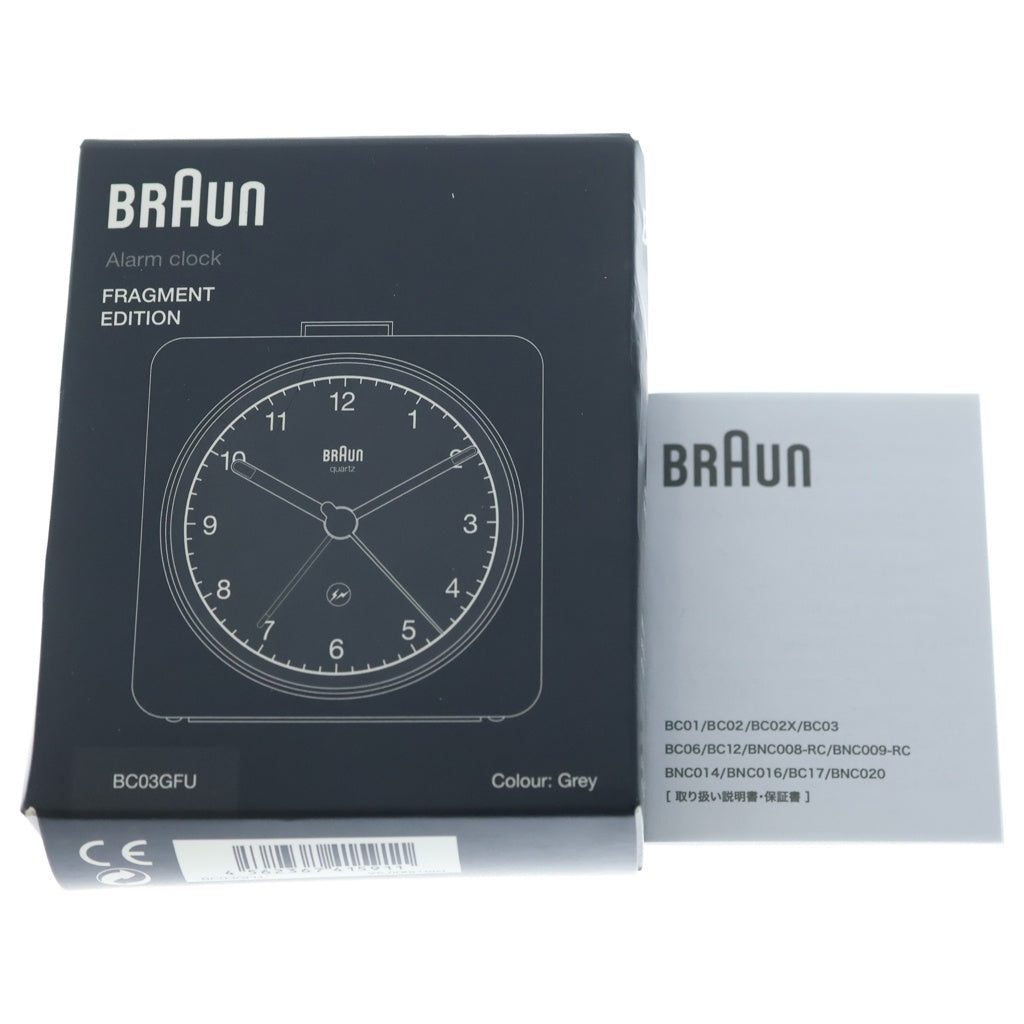 NO BRAND(ノーブランド) Braun × FRAGMENT ブラウン×フラグメント Alarm clock アラームクロック 時計 BC03GFU