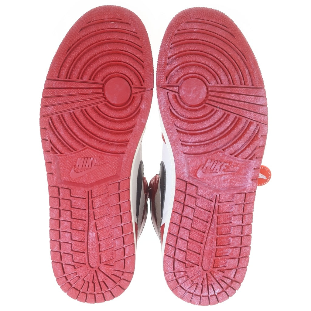 NIKE(ナイキ) AIR JORDAN 1 LOST & FOUND CHICAGO エアジョーダン1 ロスト ファウンド シカゴ ハイカットスニーカー ホワイト/レッド/ブラック US9.5/27.5cm DZ5485-612