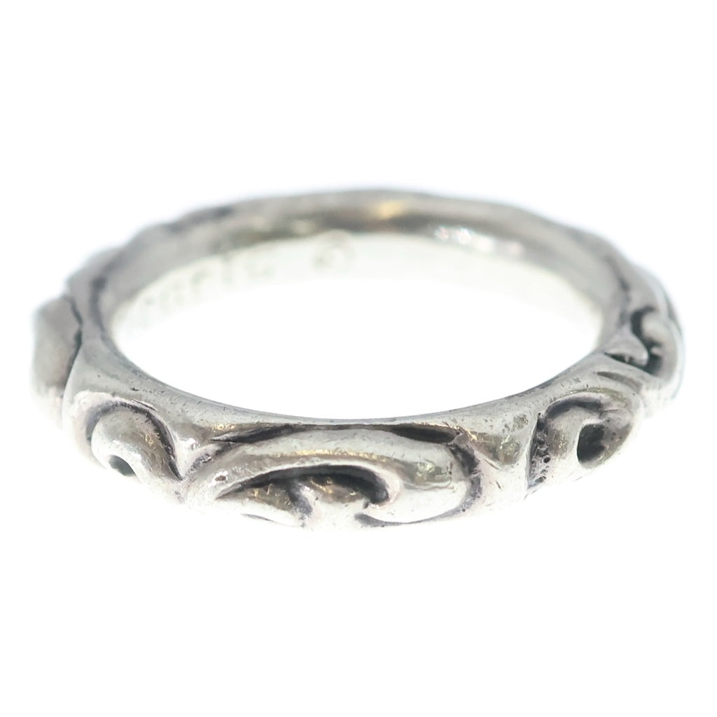 CHROME HEARTS(クロムハーツ) SCRL BAND スクロールバンド リング シルバー BCA351