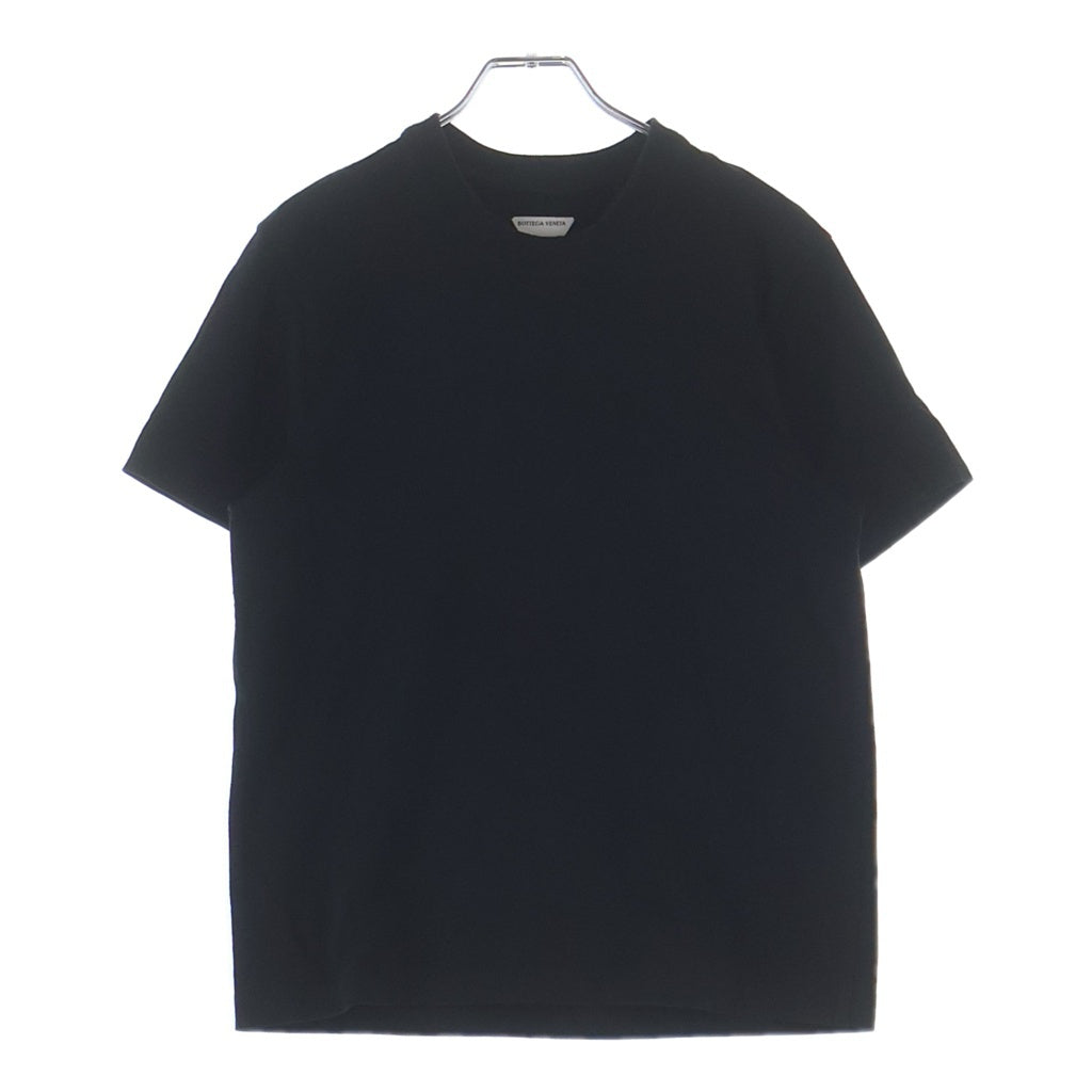 BOTTEGA VENETA(ボッテガヴェネタ) クルーネック 半袖Tシャツ カットソー ブラック 744780 VF1U0