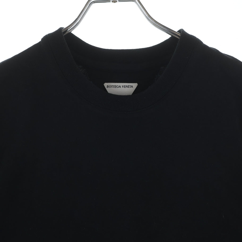 BOTTEGA VENETA(ボッテガヴェネタ) クルーネック 半袖Tシャツ カットソー ブラック 744780 VF1U0