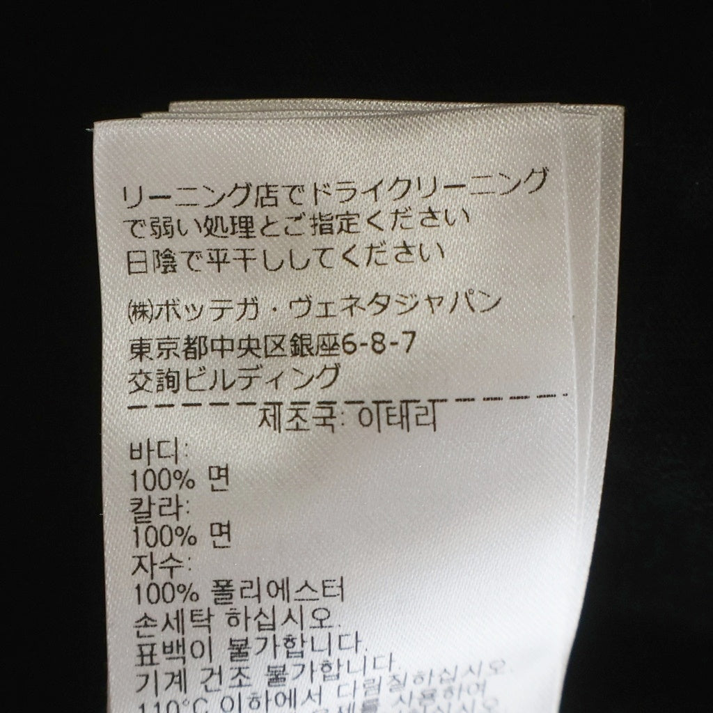 BOTTEGA VENETA(ボッテガヴェネタ) クルーネック 半袖Tシャツ カットソー ブラック 744780 VF1U0