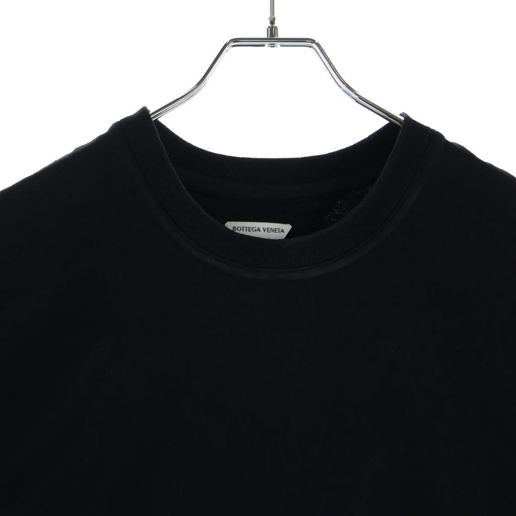 BOTTEGA VENETA(ボッテガヴェネタ) クルーネック 半袖Tシャツ カットソー ブラック 744780 VF1U0