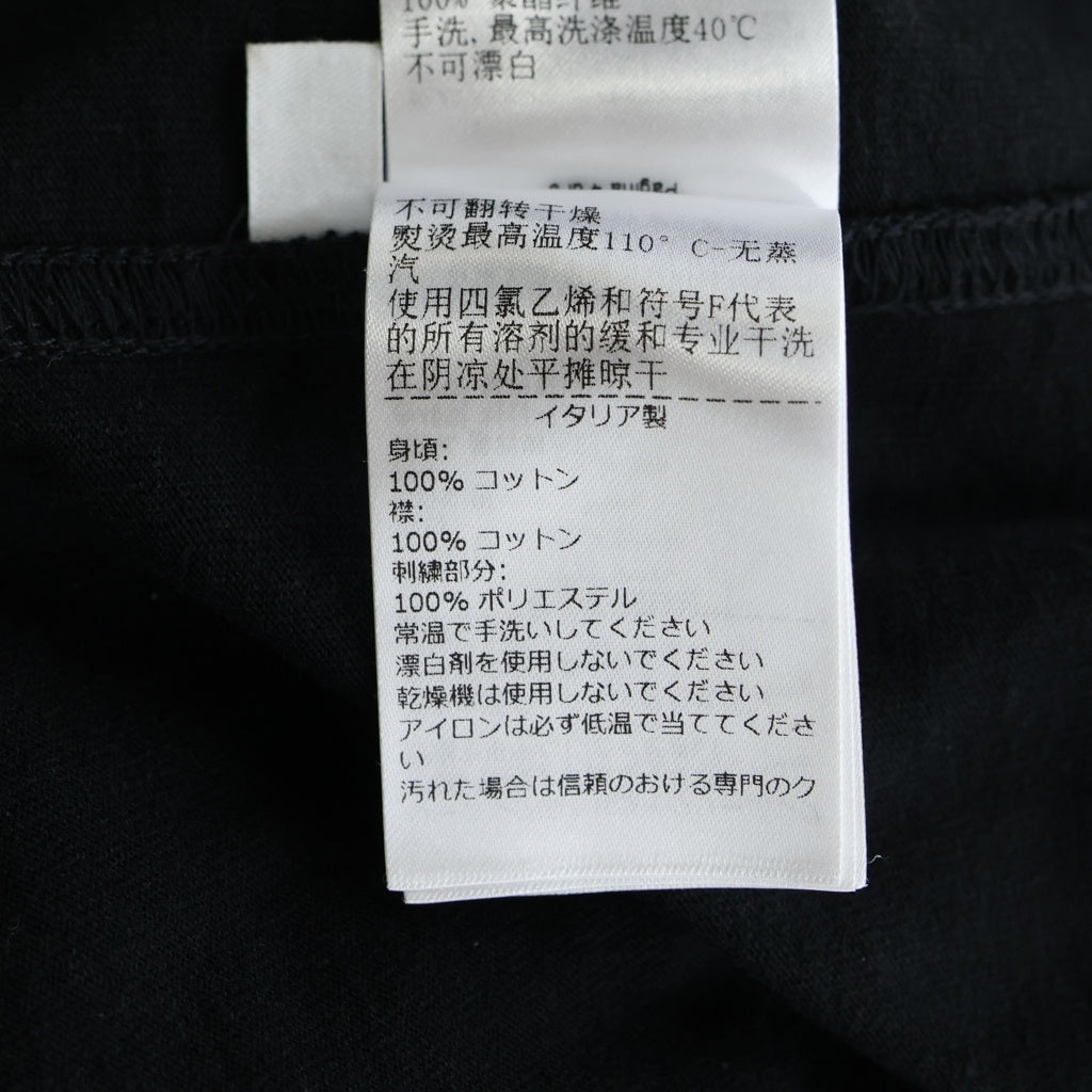 BOTTEGA VENETA(ボッテガヴェネタ) クルーネック 半袖Tシャツ カットソー ブラック 744780 VF1U0