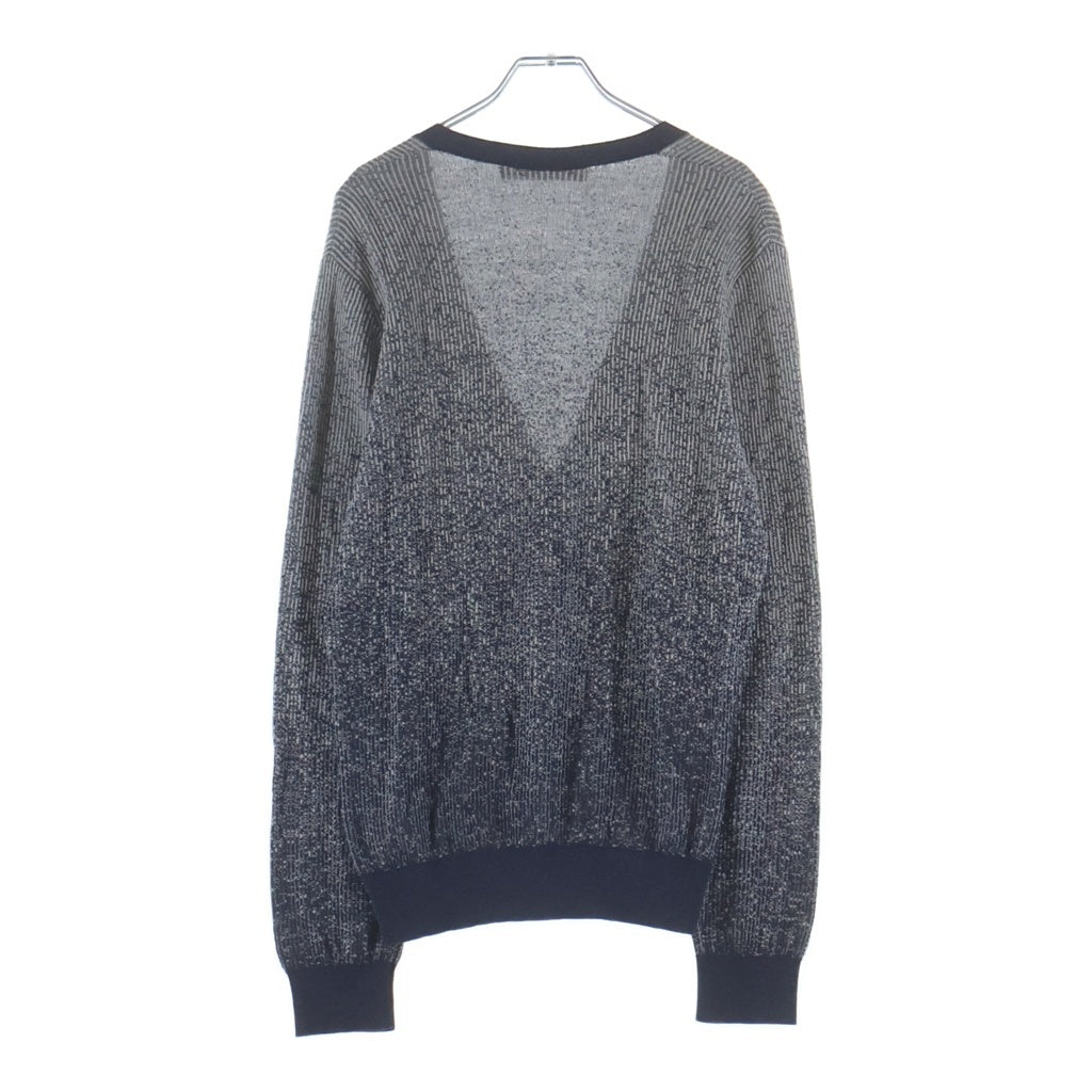 LOUIS VUITTON(ルイヴィトン) 14SS Button Up Cotton Cardigan ボタンアップ コットンカーディガン ホワイト/ネイビー RM141M H5KN46M19