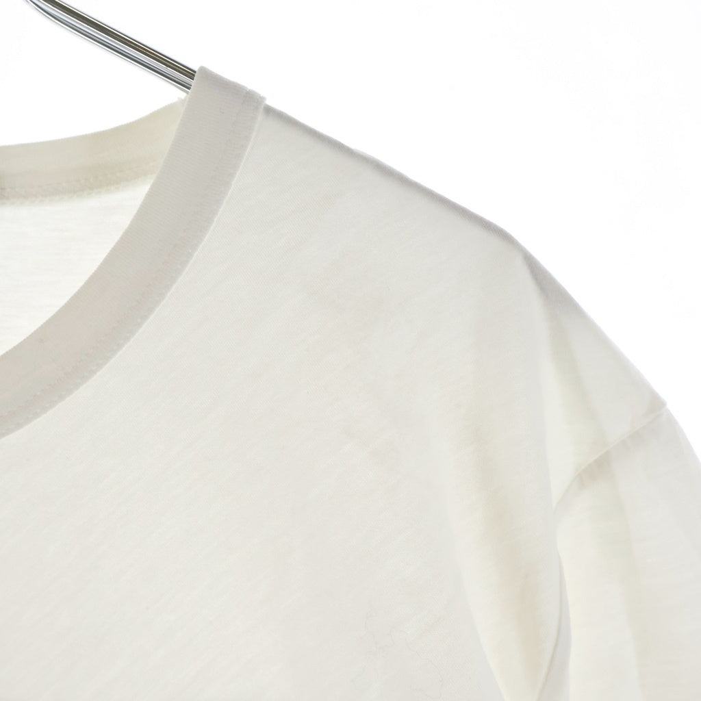 LOUIS VUITTON(ルイヴィトン) 08SS フロントスクエア切り替え 半袖Tシャツ カットソー ホワイト