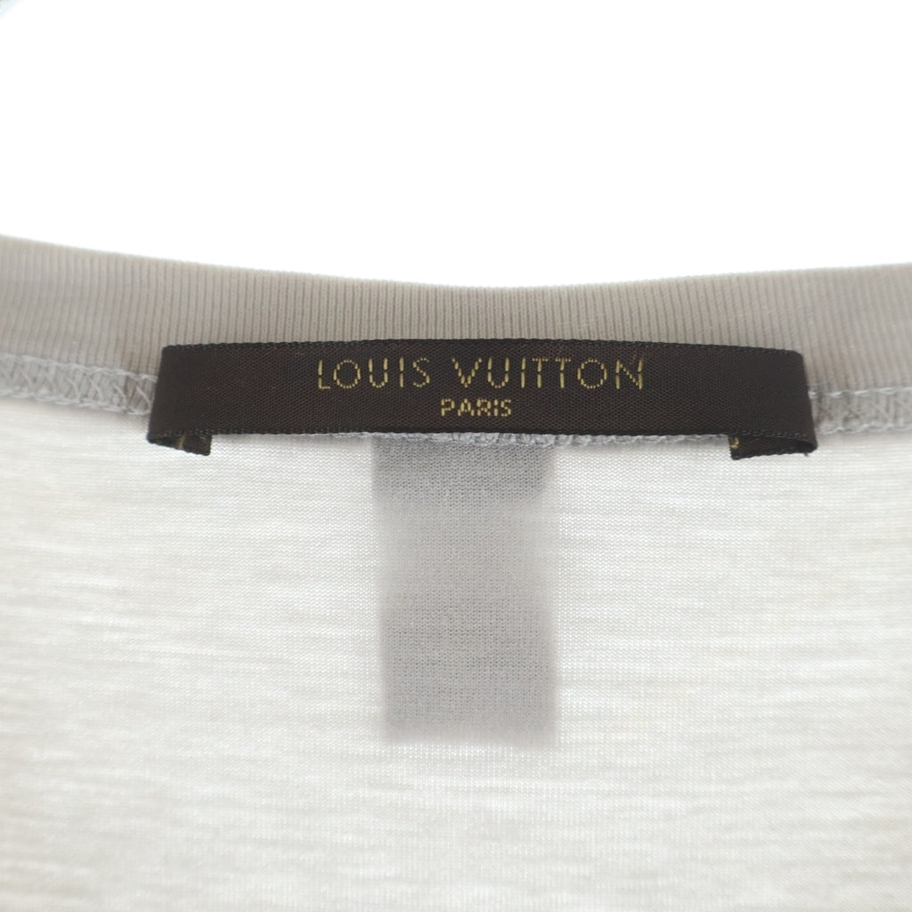 LOUIS VUITTON(ルイヴィトン) 08SS フロントスクエア切り替え 半袖Tシャツ カットソー グレー