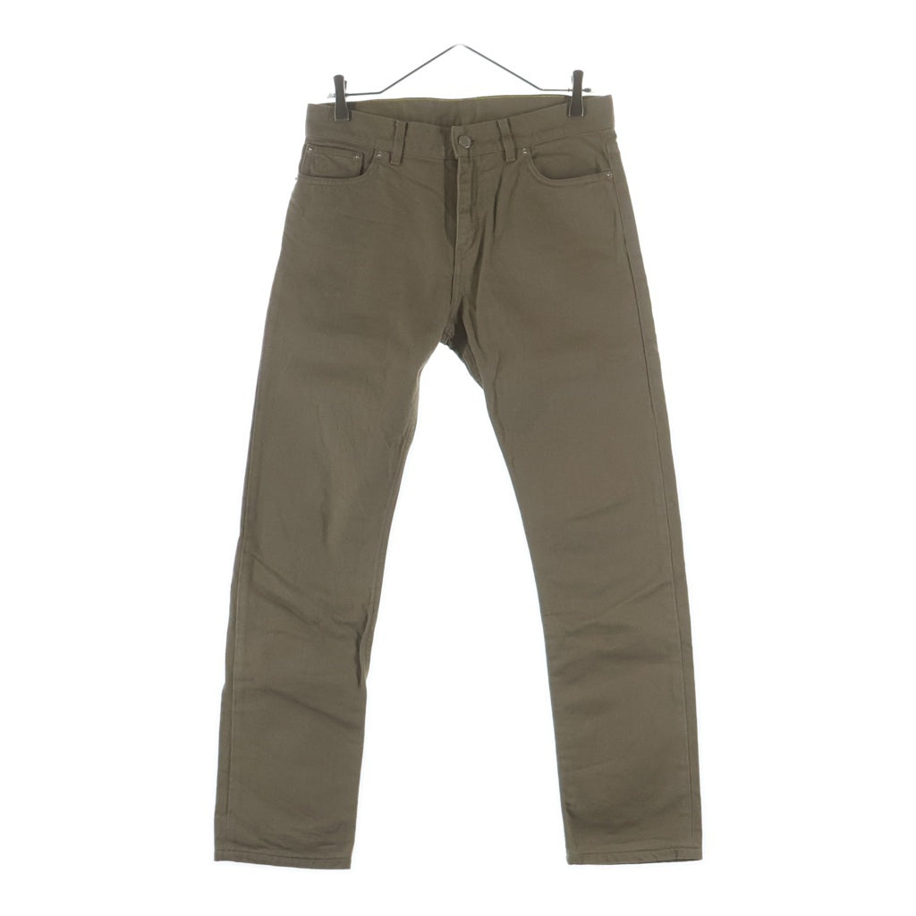 LOUIS VUITTON(ルイヴィトン) LOGO PACTH DENIM PANTS ロゴパッチ デニムパンツ カーキ HAD60WDK8