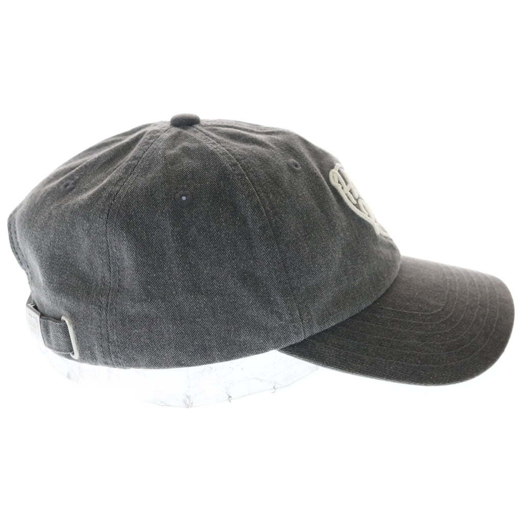 HUMAN MADE(ヒューマンメイド) 24SS 6 PANEL CAP ハートロゴ デニム キャップ 帽子 グレー
